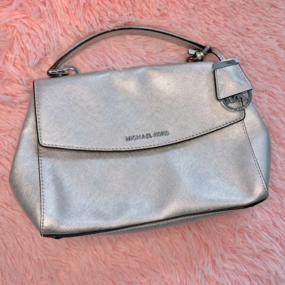 MK silver Hand bag